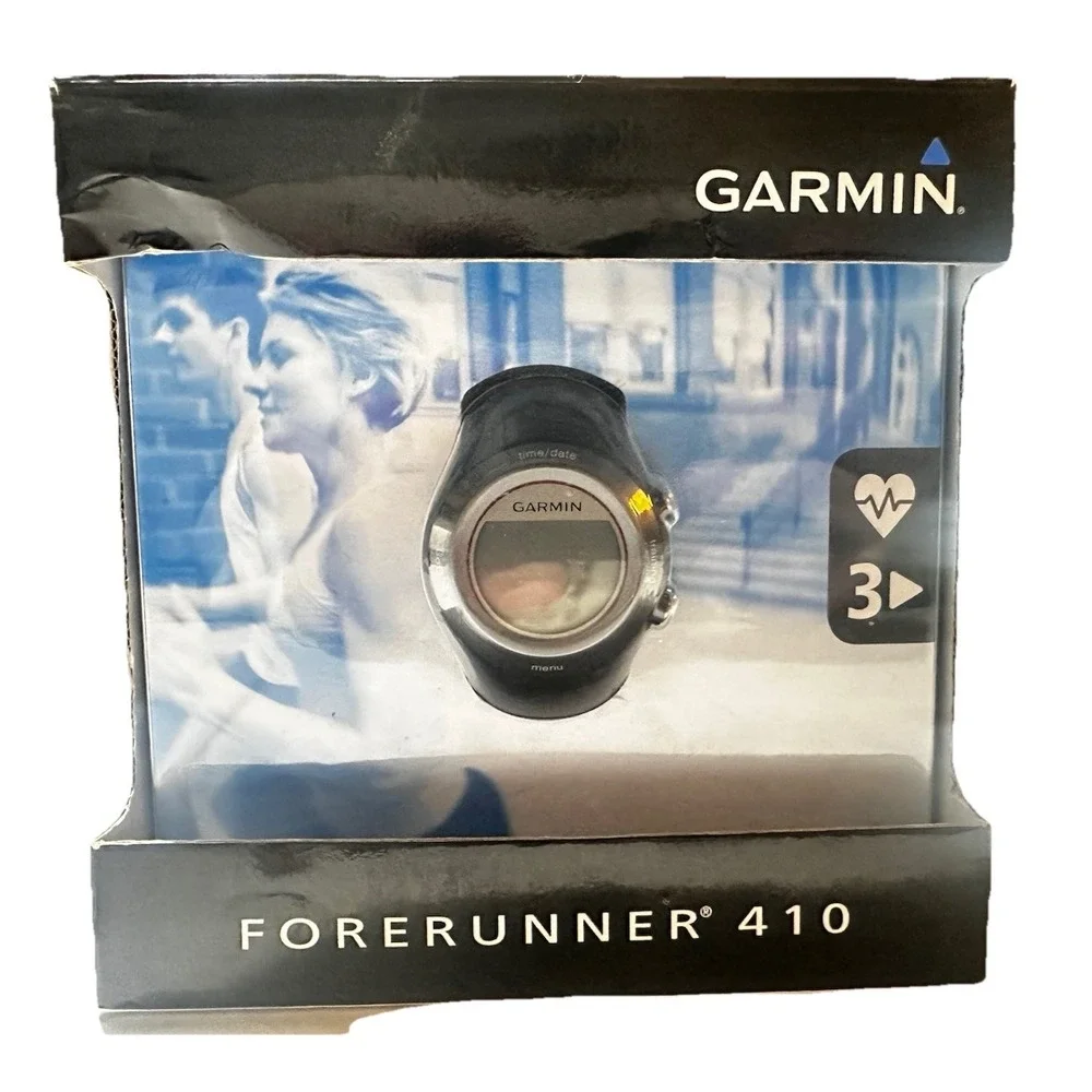 Garmin Forerunner 410 GPS-Enabled Sports Watch with Heart Rate Monitor Athletic
